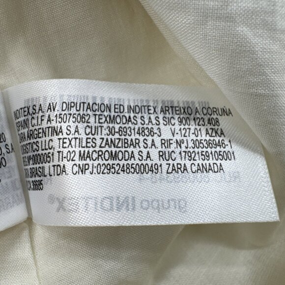 Zara Dress Womens Small Bubble Hem Voluminous Print Spaghetti Strap Blogger Fave - Picture 12 of 15